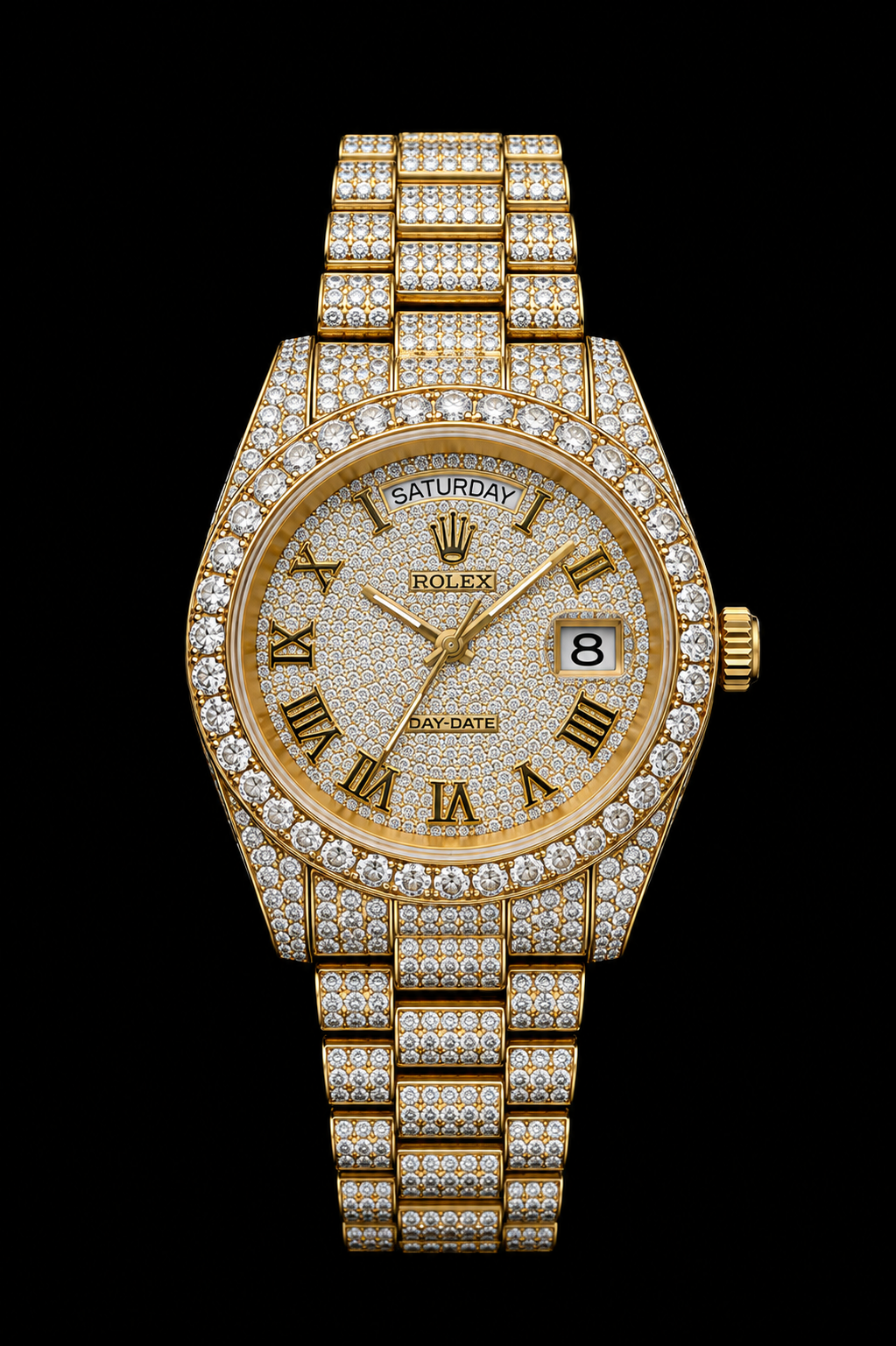 Iced Out Rolex Day-Date